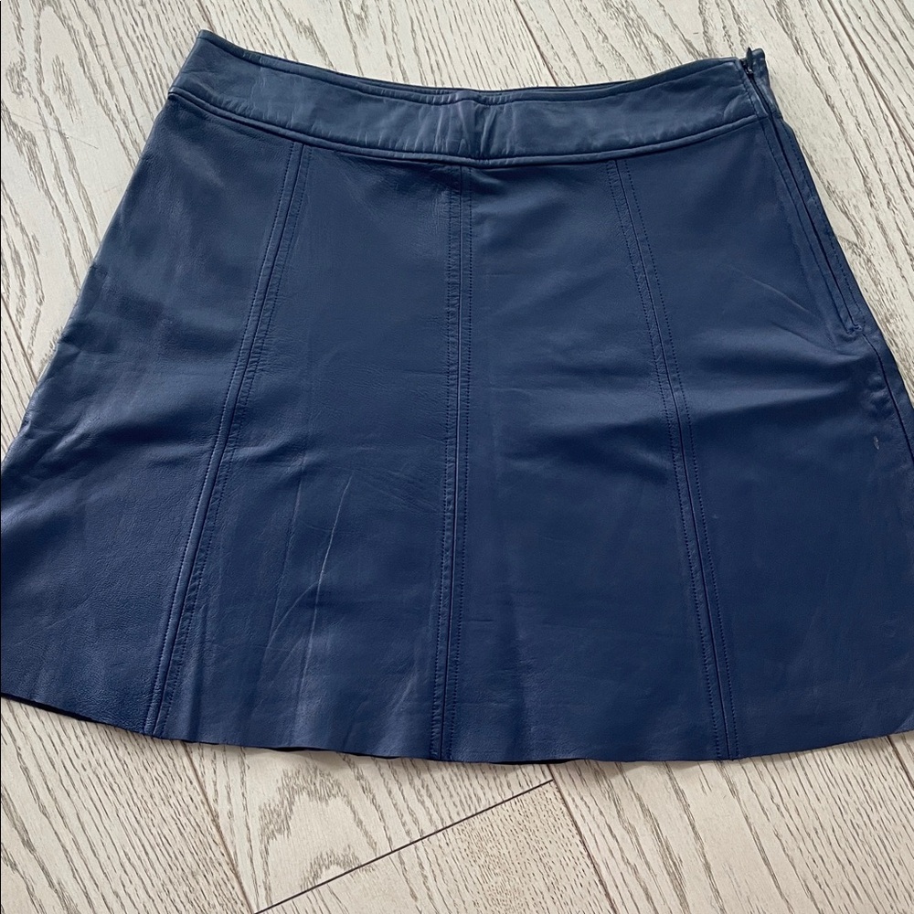 PJK Patterson J. Kincaid Dark Blue Mini Skirt